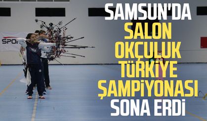 Samsun'da Salon Okçuluk Türkiye Şampiyonası sona erdi
