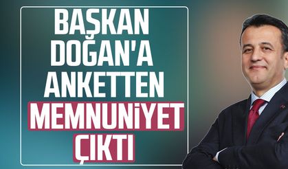Başkan Halit Doğan'a anketten memnuniyet çıktı