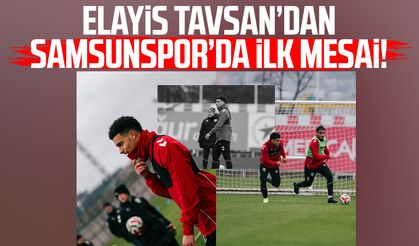 Elayis Tavsan’dan Samsunspor’da ilk mesai!