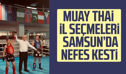 Muay Thai İl Seçmeleri Samsun’da nefes kesti