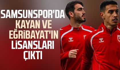 Samsunspor'da yeni transflerin lisansları çıktı!