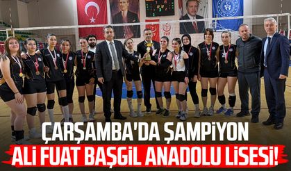 Çarşamba'da şampiyon Ali Fuat Başgil Anadolu Lisesi!