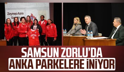 Samsun Zorlu’da Anka parkelere iniyor