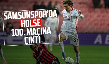 Samsunspor'da Carlo Holse 100. maçına çıktı
