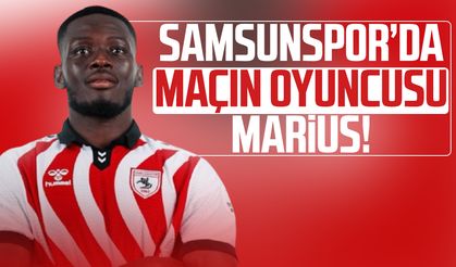 Samsunspor’da maçın oyuncusu Marius Mouandilmadji!