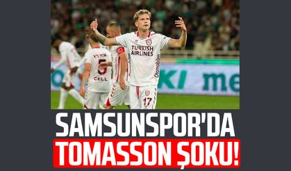 Samsunspor'da Logi Tomasson şoku!