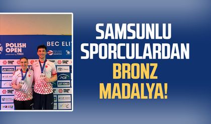 Samsunlu sporculardan bronz madalya!