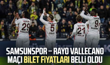 Samsunspor – Rayo Vallecano maçı bilet fiyatları belli oldu