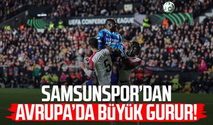 Samsunspor’dan Avrupa’da büyük gurur!