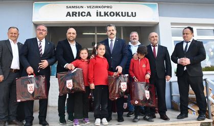 Samsunspor Voleybol Akademi’den Vezirköprü’de anlamlı ziyaret