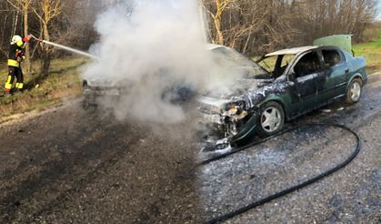 Samsun'da korku dolu anlar! Araç kullanılamaz hale geldi