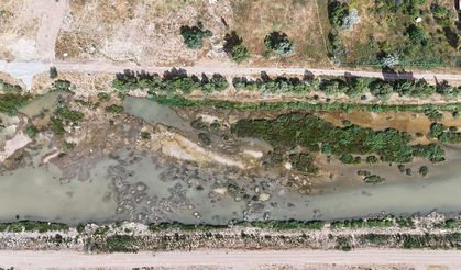 Kızılırmak Nehri'ndeki 1 yıllık değişim inanılmaz