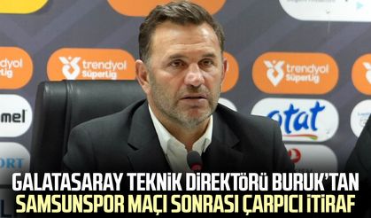 Galatasaray Teknik Direktörü Okan Buruk’tan Samsunspor maçı sonrası çarpıcı itiraf