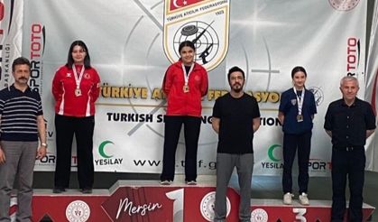 Samsunlu sporcu Eylül Beren Kuşkulu Türkiye ikincisi oldu!