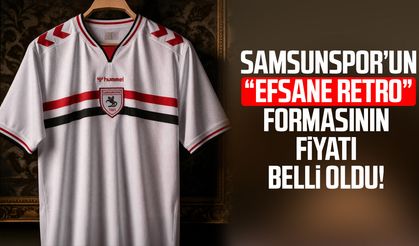 Samsunspor’un “Efsane Retro” formasının fiyatı belli oldu!