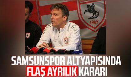 Samsunspor Futbol Akademisi'nde sürpriz ayrılık