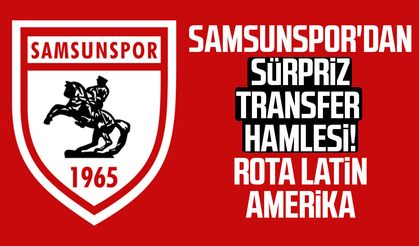 Samsunspor'dan sürpriz transfer hamlesi! Rota Latin Amerika