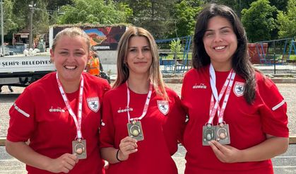 Samsunsporlu boccecilerden madalya yağmuru