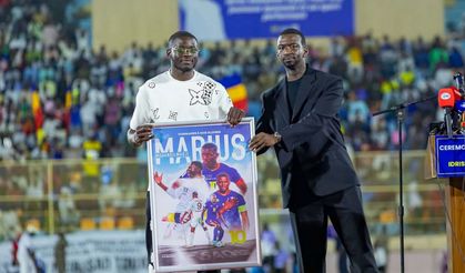 Samsunsporlu Marius Mouandilmadji'ye Çad'da sevgi seli