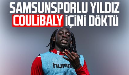 Samsunsporlu Tanguy Coulibaly'dan taraftara duygu dolu mesaj