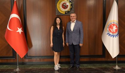 Samsunlu genç mühendis  Aybüke Eldemir'e Murzioğlu'ndan tebrik