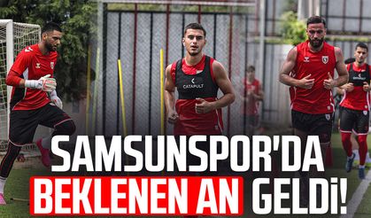 Yeni transferler ilk kez Samsunspor formasıyla sahada