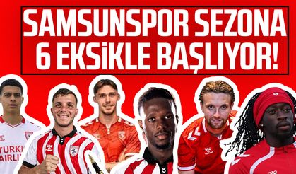 Samsunspor'da Göztepe maçı öncesi alarm! 6 eksik