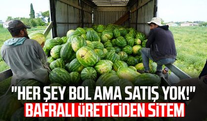 "Her şey bol ama satış yok!" Bafralı üreticiden sitem