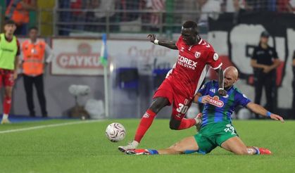 Samsunspor’un genç yıldızı Jarju, Rize’de asistleriyle parladı