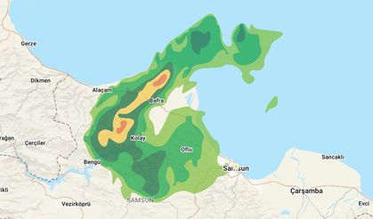 Samsun'da sağanak alarmı! Saatlerce sürecek