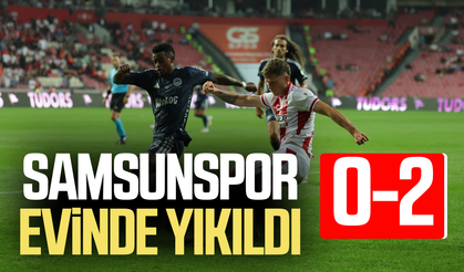 Samsunspor evinde Fenerbahçe'ye mağlup! 0-2
