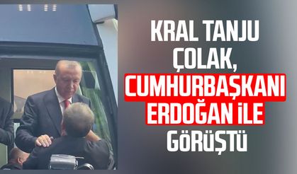 Kral Tanju Çolak, Cumhurbaşkanı Erdoğan ile görüştü