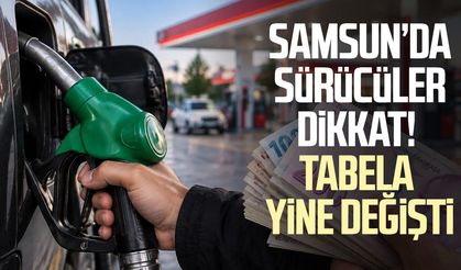 Samsun’da sürücüler dikkat! Akaryakıt tabelası yine değişti