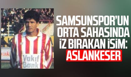 Samsunspor’un orta sahasında iz bırakan isim: Ercan Aslankeser