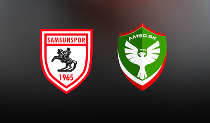 Samsunspor - Amed SF maçında muhtemel 11'ler belli oldu