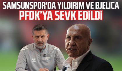 Samsunspor'da Yüksel Yıldırım ve Nenad Bjelica PFDK’ya sevk edildi