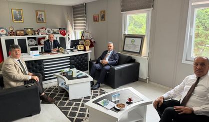 Başkan İhsan Kurnaz’dan Şener Aydın'a hayırlı olsun ziyareti