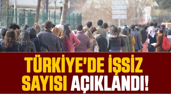 Türkiye'de İşsiz Sayısı Açıklandı!