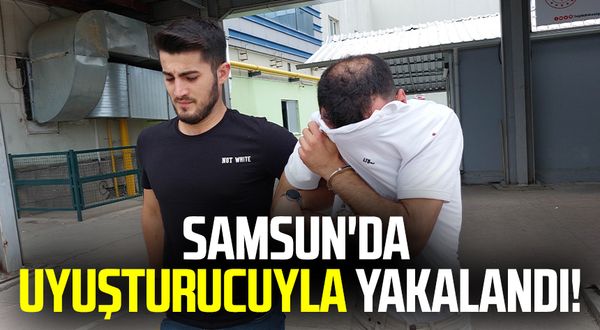 Samsun'da polis takibi sonucu uyuşturucuyla yakalandı