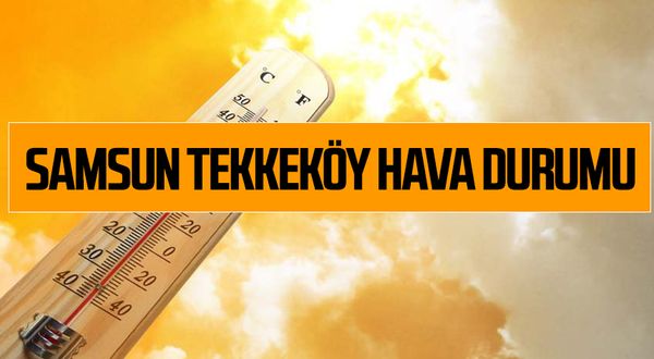 Samsun Tekkeköy Hava Durumu 1 Temmuz Cuma