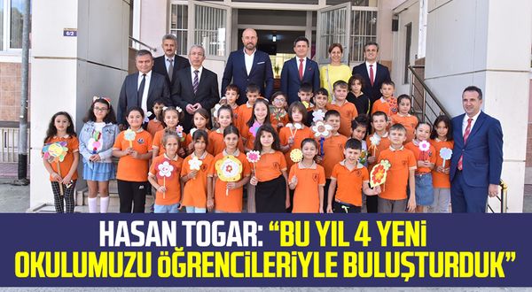 Tekkeköy Belediye Başkanı Hasan Togar: “Bu yıl 4 yeni okulumuzu öğrencileriyle buluşturduk”
