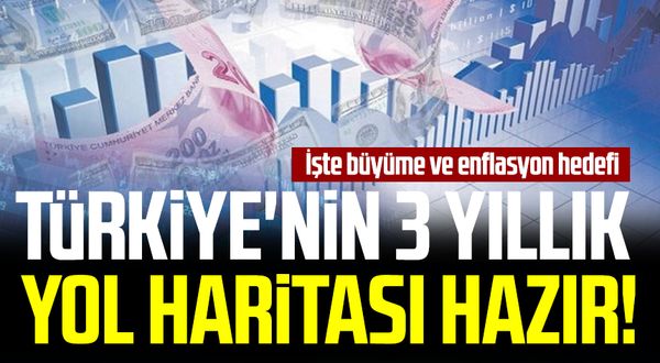Türkiye'nin 3 yıllık yol haritası hazır! İşte büyüme ve enflasyon hedefi