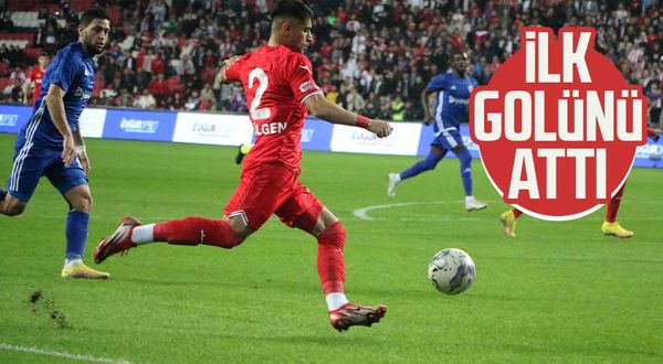 Samsunsporlu oyuncu ilk golünü attı