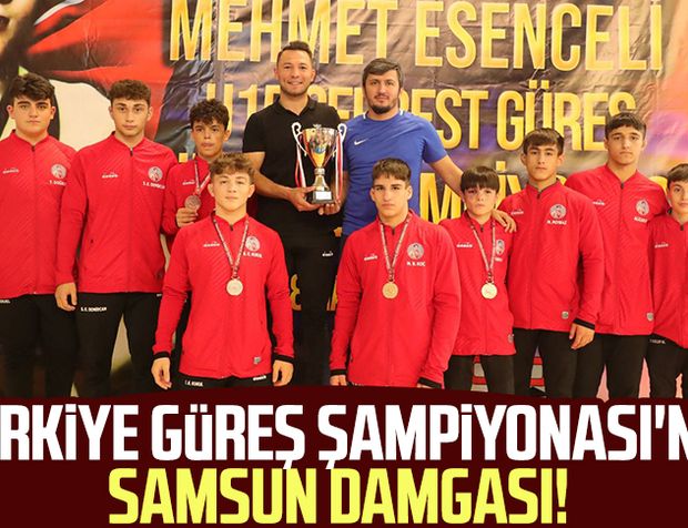 Türkiye Güreş Şampiyonası'na Samsun damgası!