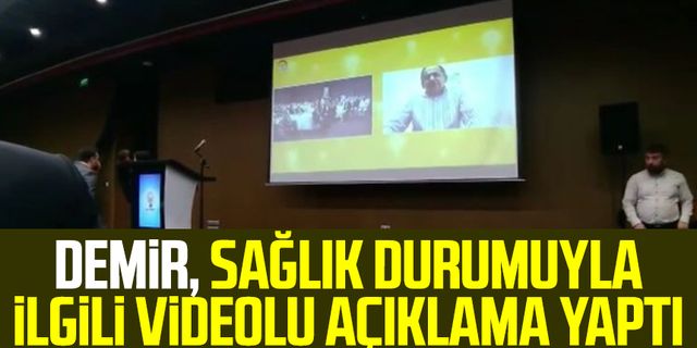 Mustafa Demir, sağlık durumuyla ilgili videolu açıklama yaptı