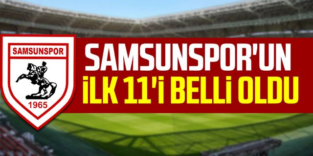 Altay - Yılport Samsunspor maçının ilk 11'leri belli oldu 