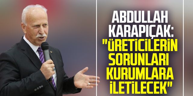 MHP Samsun İl Başkanı Abdullah Karapıçak toplantıları değerlendirdi: "Üreticilerin sorunları kurumlara iletilecek"