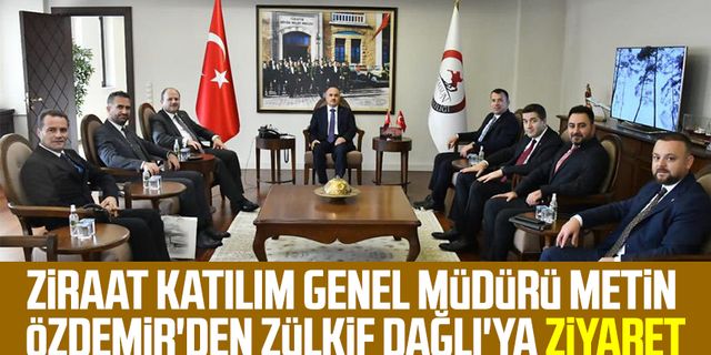 Ziraat Katılım Genel Müdürü Metin Özdemir'den Samsun Valisi Zülkif Dağlı'ya ziyaret