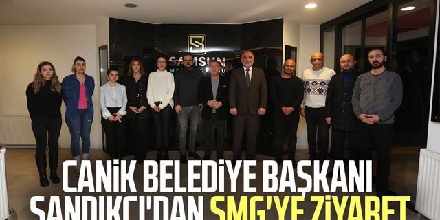 Canik Belediye Başkanı İbrahim Sandıkçı'dan SMG'ye ziyaret