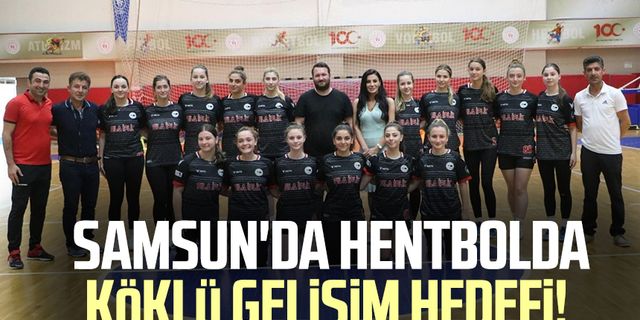 Samsun Hentbol Kulübü’nün Antrenörü Mustafa Öz: "Köklü bir gelişim hedefliyoruz"